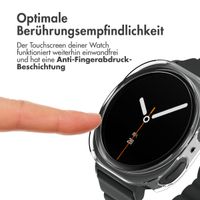 imoshion Bumper Hard Case für das Samsung Galaxy Watch 8 (44 mm) - Transparent