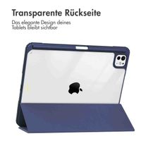 imoshion Trifold Hardcase Klapphülle Apple iPad Pro 13 (2024) M4 - Dunkelblau