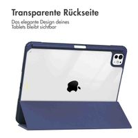 imoshion Trifold Hardcase Klapphülle für das iPad Pro 13 (2024) M4 - Dunkelblau