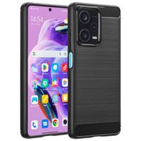 imoshion Brushed Back Cover Xiaomi Redmi Note 12 Pro Plus - Schwarz