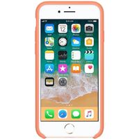 Apple Silikon-Case iPhone SE (2022 / 2020) / 8 / 7 - Peach