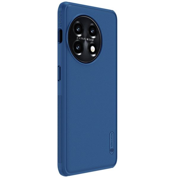 Nillkin Super Frosted Shield Pro Case für das OnePlus 11 - Blau