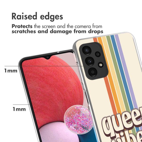 imoshion Design Hülle für das Samsung Galaxy A13 (4G) - Rainbow Queer vibes