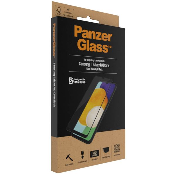 PanzerGlass Case Friendly Antibakterieller Screen Protector für das Samsung A13 (5G/4G) / A04s