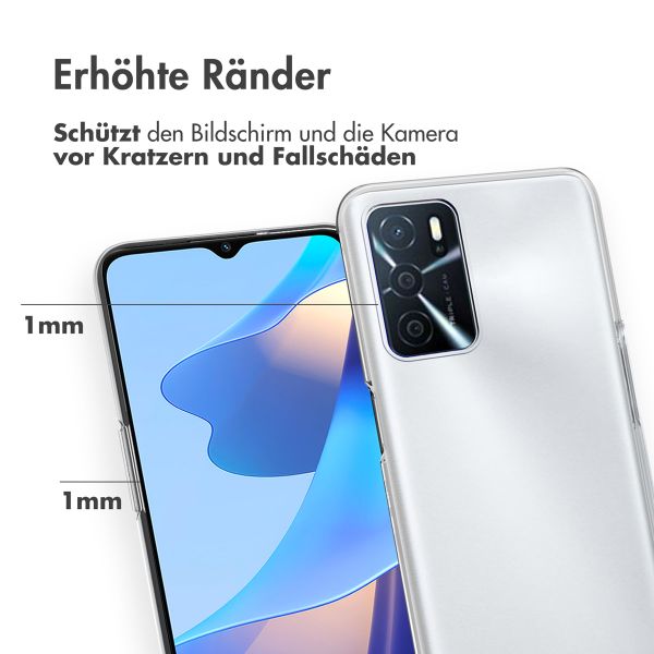 Accezz TPU Clear Cover Transparent für das Oppo A16(s) / A54s