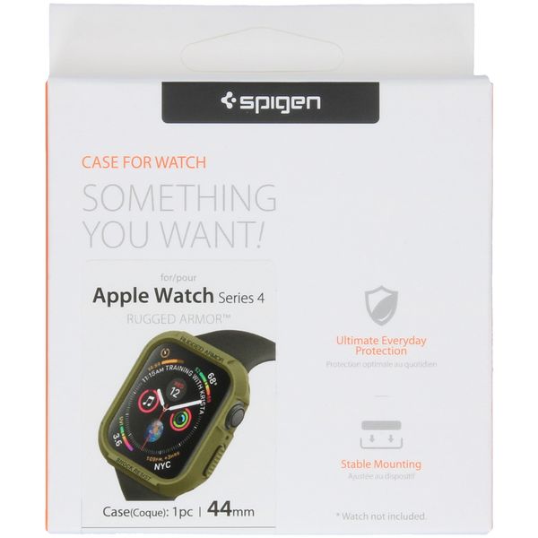 Spigen Rugged Armor™ Case für die Apple Watch Series 4-6 / SE - 44 mm - Grün