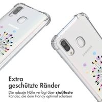imoshion Design Hülle mit Band Samsung Galaxy A40 - Sandstone Dandelion