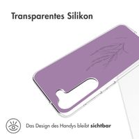 imoshion Design Hülle für das Samsung Galaxy S23 - Floral Purple