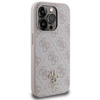 Guess 4G Metal Logo Back Cover MagSafe Apple iPhone 15 Pro Max - Rosa