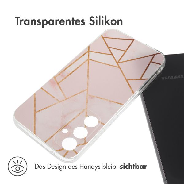 imoshion Design Hülle Samsung Galaxy S23 FE - Pink Graphic