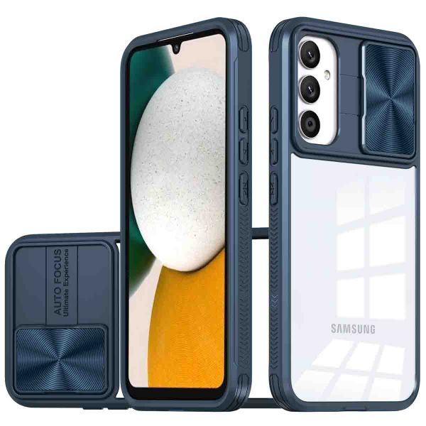 imoshion Back Cover mit Kameraschieber Samsung Galaxy A34 (5G) - Dunkelblau