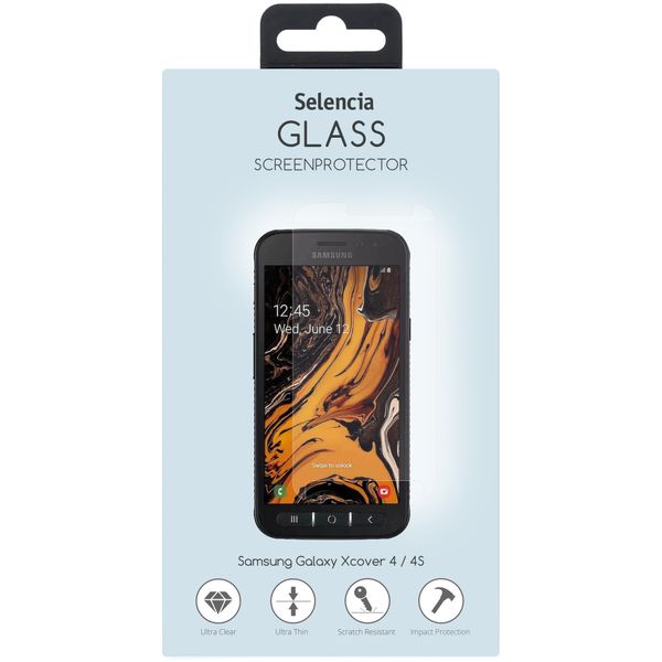 Selencia Screen Protector aus gehärtetem Glas Samsung Galaxy Xcover 4 / 4S
