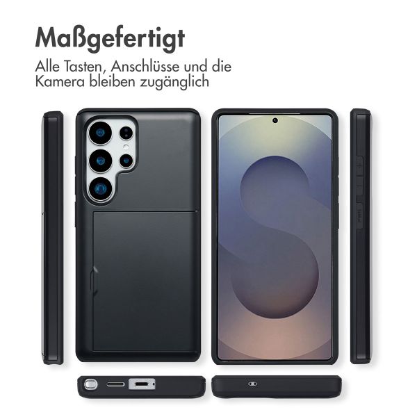 imoshion Backcover mit Kartenfach Samsung Galaxy S25 Ultra - Schwarz
