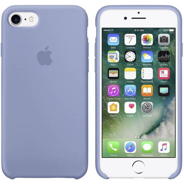 Apple Silikon-Case Hellblau für das Apple iPhone SE (2022 / 2020) / 8 / 7