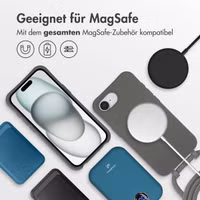 imoshion Color Backcover mit abnehmbarem Handykette und MagSafe Apple iPhone 16e - Black Coffee