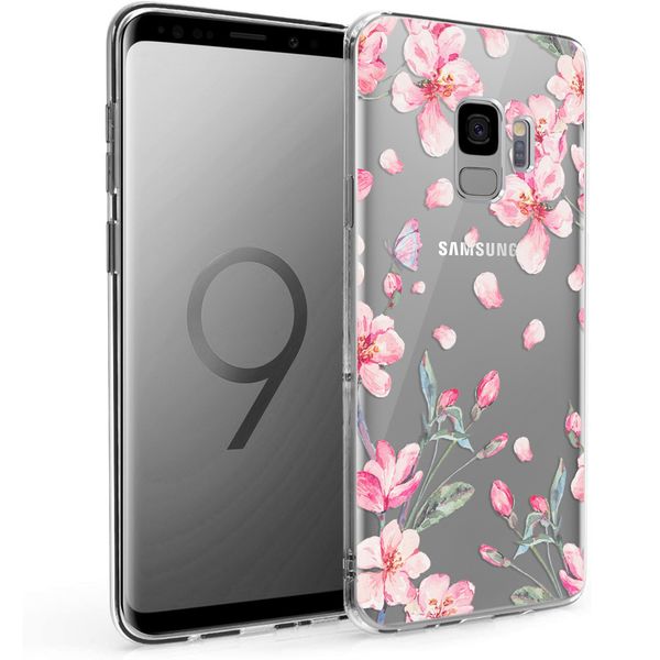 imoshion Design Hülle Samsung Galaxy S9 - Blume - Rosa