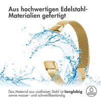 imoshion Mailändische Magnetarmband für das Fitbit Luxe - Größe M - Gold