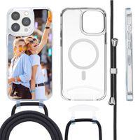 Gestalte deine eigene MagSafe Hülle mit abnehmbarem Band Apple iPhone 15 Pro Max - Transparent