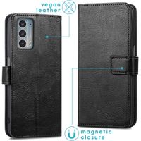 imoshion Luxuriöse Klapphülle Motorola Edge 20 - Schwarz