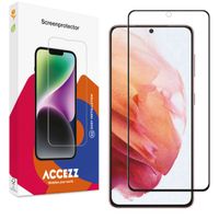 Accezz Full Cover Screen Protector aus gehärtetem Glas Samsung Galaxy S21