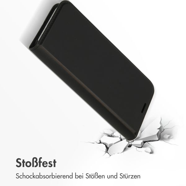 Accezz Premium Leather Slim Klapphülle für das iPhone 12 (Pro) - Schwarz