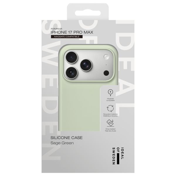 iDeal of Sweden Silikonhülle mit MagSafe Apple iPhone 17 Pro Max - Sage Green