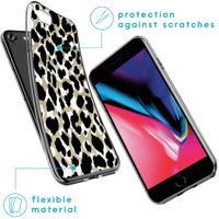 imoshion Design Hülle für das iPhone SE (2022 / 2020) / 8 / 7 / 6s - Leopard / Schwarz