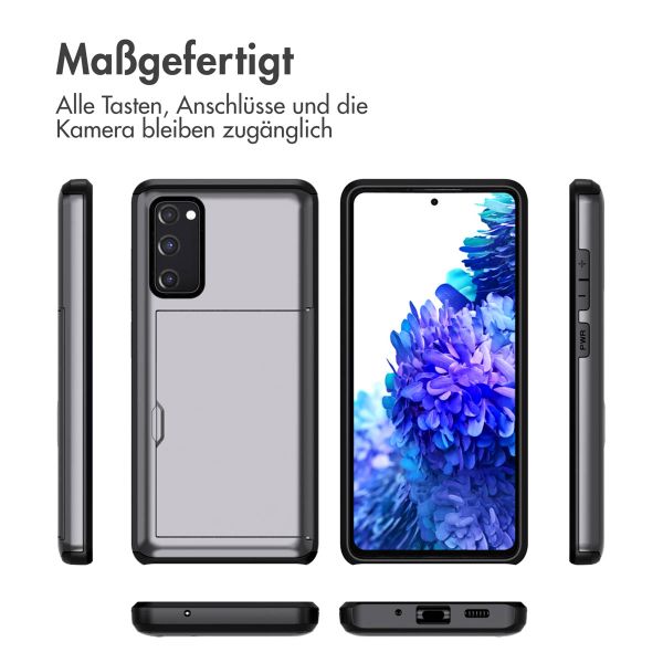 imoshion Backcover mit Kartenfach für das Samsung Galaxy S20 FE - Grau