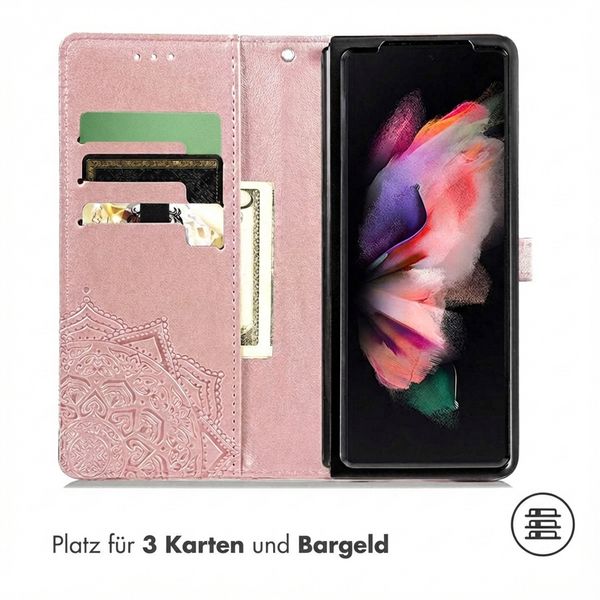 imoshion Mandala Klapphülle Samsung Galaxy Z Fold 5 - Rosé gold