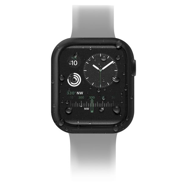 Uniq Nautic Apple Watch Hülle mit Wasserdichtem Gehärtetem Glas-Displayschutz für die Apple Watch 7-9 / SE - 45 mm - Midnight Black