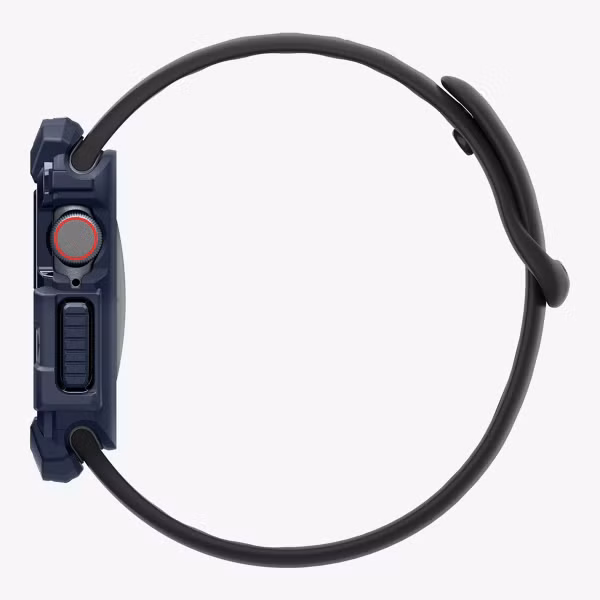 Spigen Rugged Armor™ Hülle für die Apple Watch Series 10 / 11 - 46 mm - Marineblau