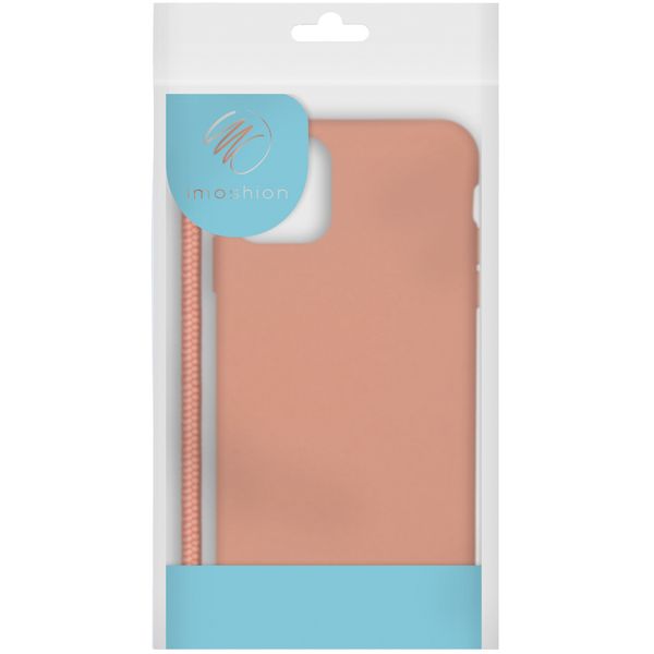 imoshion Color Backcover mit abtrennbarem Band Apple iPhone 12 (Pro) - Peach