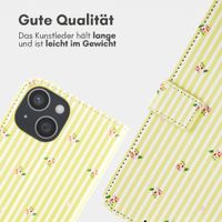 imoshion Design Klapphülle Apple iPhone 14 - Garden Stripes