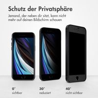 Accezz Privacy Displayschutz aus gehärtetem Glas Apple iPhone SE (2022 / 2020)