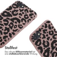 imoshion SilikonHülle design mit Band Apple iPhone SE (2022 / 2020) / 8 / 7 - Animal Pink