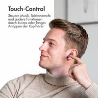 imoshion Aura Pro Kabellose In-Ear-Kopfhörer - Aktive Geräuschunterdrückung (ANC) - Bordeaux