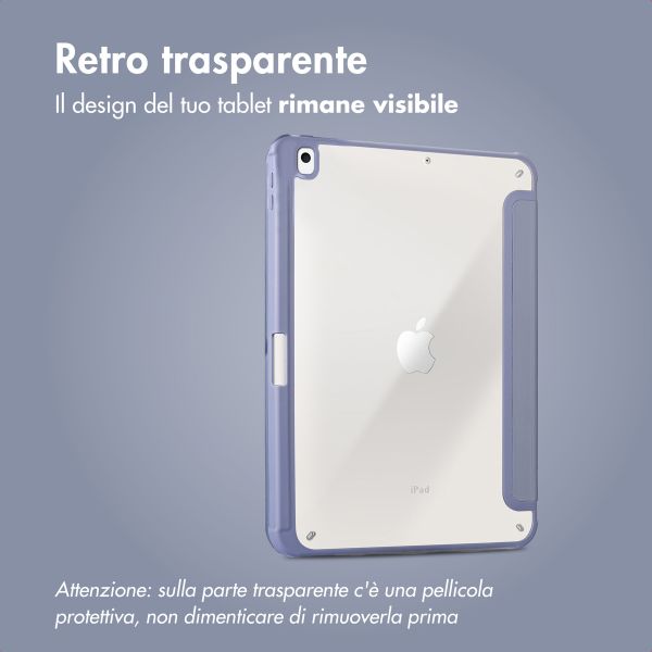 imoshion Origami Klapphülle Apple iPad 9 (2021) 10.2 Zoll / iPad 8 (2020) 10.2 Zoll / iPad 7 (2019) 10.2 Zoll - Lavender