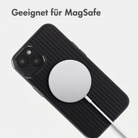Accezz Lite Backcover mit MagSafe | Fluted | Apple iPhone 13 - Schwarz