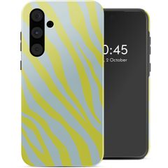 Selencia Vivid Back Cover Samsung Galaxy A55 - Zebra Winter Sky Titanium Yellow