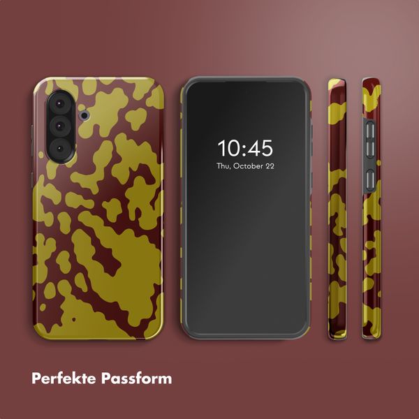 Selencia Vivid Back Cover Samsung Galaxy A36 / A56 - Moo'd Olive Dust