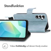 imoshion Luxuriöse Klapphülle Samsung Galaxy A26 - Hellblau
