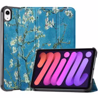 imoshion Design Trifold Klaphülle Apple iPad Mini 7 (2024) / iPad Mini 6 (2021) - Green Plant