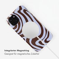 Selencia Vivid Rückabdeckung mit MagSafe Apple iPhone 15 - Dream Swirl Chocolate