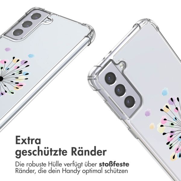 imoshion Design Hülle mit Band Samsung Galaxy S21 Plus - Sandstone Dandelion