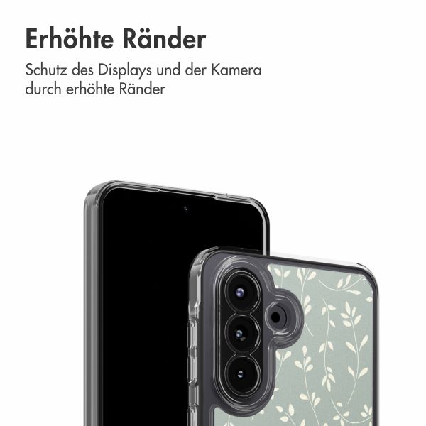 imoshion Design Hülle Samsung Galaxy A57 (5G) - Smoke Green Flowers