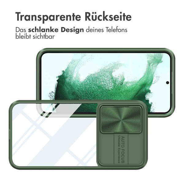 imoshion Back Cover mit Kameraschieber für das Samsung Galaxy A54 (5G) - Dunkelgrün