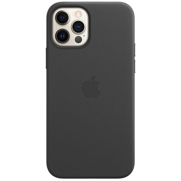 Apple Leder-Case MagSafe für das iPhone 12 (Pro) - Black