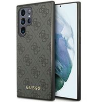 Guess 4G Classic Logo Back Cover Samsung Galaxy S24 Ultra - Schwarz