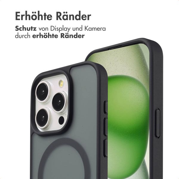 imoshion Color Guard Back Cover mit MagSafe für das iPhone 15 Pro - Schwarz