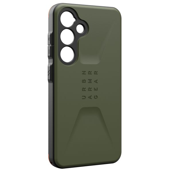 UAG Civilian Backcover für das Samsung Galaxy S24 - Olive Drab